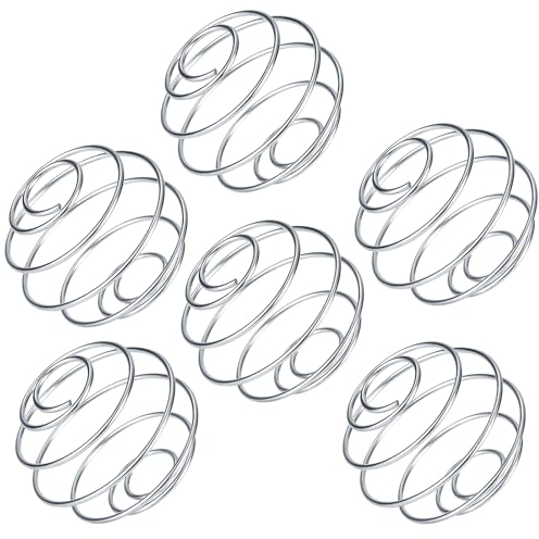 ACWOO Boule De Secousse De Shaker Protéines, 6Pcs 304 Acier Inoxydable Boule De Secousse, Boule De Ressort De Tasse De Shaker Milkshake Protein Shaker Ball Pour Mélanger Les Boissons En Poudre