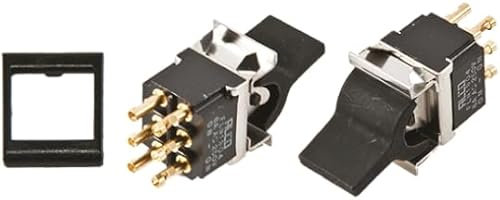 TE Connectivity Tafelmontage Wippschalter, 2-poliger Wechsler Rastend, 6 A 13mm x 15.9mm