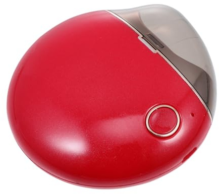 Cortauñas Automático Eléctrico para Niños, 1 Juego, Rojo | Plástico Ligero, Alimentación por Cable Usb, Incluye Cepillo y Cabezales de Repuesto