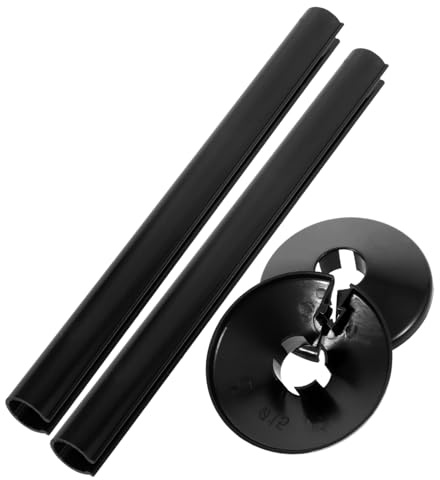 Didiseaon 2 Sets Radiator Covers Kit Sturdy Plastic Decorative Sleeve for Water Heater -Resistant Compatible with Shower Radiators