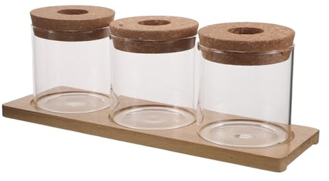 HIAKDOFT Hydroponisches Glas Pflanzgefäß mit Belüftungsdeckel Transparente Vermehrungsvase für Sukkulenten Mikrolandschaft Dekoration im Wohn und Bürobereich