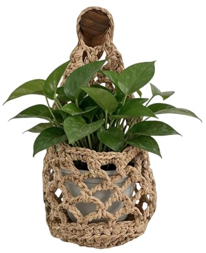 Generico Plant Hanger – Decoration and Storage Holder, Macrame Plant Hanger Wall Hanging | for Pots, Planters, Bedroom, Living Room, Kitchen, Door, Office, Apartment, Farmhouse