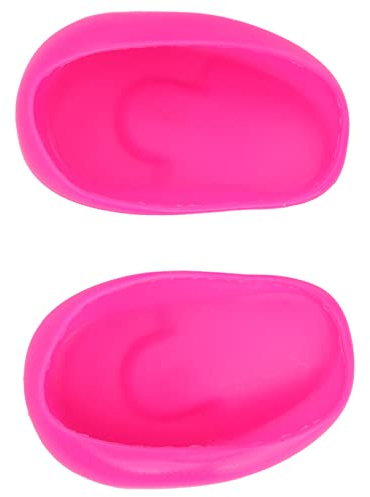 ZJchao Copri Orecchie per Doccia, Copri Orecchie per Protezioni per le Coloranti 10 Pezzi Cuffie Auricolari in Silicone Leggere per Doccia per e Uso in Salone