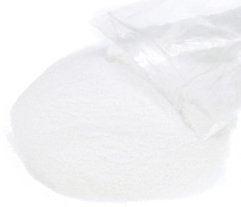 sourcing map 2 Stück ultrafeiner Glitzer, 0,35 cm, Puder, metallisches Harz, Glitzer, PET-Flocken, Basteln, Pailletten, 100 g, für Kunstharz, Handwerk, Becher, Weihnachtsdekoration, Kosmetik, Weiß