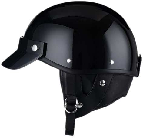 Caschi Jet E Demi-Jet Vintage Casco Mezzo De Scooter DOTECE Omologato Aperto Casco Retrò Moto Con Occhiali Elmetto Scodella Robusto Caschi Cromwell Per Adulti Uomini Donne