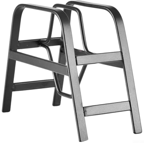 Utrymmesbesparande filterhållare 13 x 5,5 x 9,3 cm storlek (svart) | Passar kon- och fläktfilter, rymmer 40 papper, stabil bas, manuell bryggning, nödvändighet för hemcafé