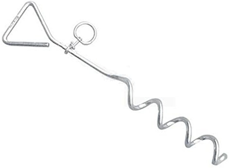 MSA DOG ANCHOR TIE DOWN STICK - GROUND ANCHOR TO HOLD LEAD - SAFELY SECURE YOUR DOG OR PET OUTSIDE AT HOME CAMPING OR CARAVAN