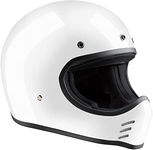 Bandit HMX-ECE Motorradhelm, weiß, XS (53/54)
