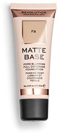 Revolution Beauty London, Matte Base, Foundation, F8, 28ml