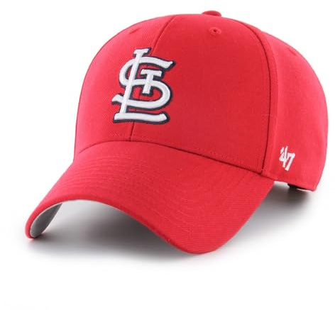 47 MLB Caps verstellbar Klettverschluss Baseball Kappe gebogener Schirm Teamlogo