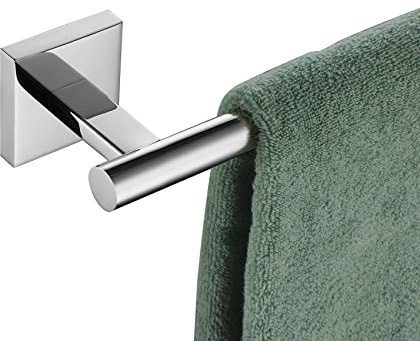KOKOSIRI B4005CH-L24 Porte-serviette pour salle de bain, toilettes et cuisine, 61 cm, en acier inoxydable chromé