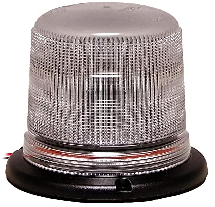 LED-MARTIN Rundumleuchte SESTO - 11 Blitzmuster - klar/gelb - 3-Punkt