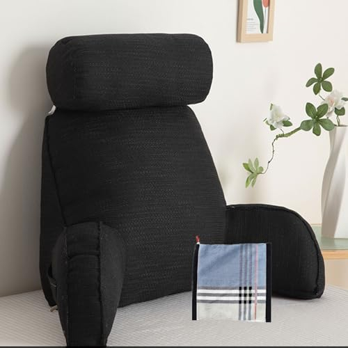 YHQGSY Bettruhe Kissen,Lesekissen,Buchkissen,Rückenlehnen Kissen mit Armstütze,Ideal Keilkissen,mit Nackenkissen,für Lesen,Arbeiten,und Spielen auf dem Bett,Sofa,oder Couch