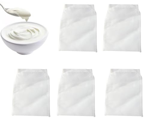 Bolsas de leche de nueces, colador de leche de nueces - Filtro de yogur con bolsa de malla de nailon para leche de nuez | Bolsa de malla reutilizable para leche de nuez, bolsa de filtro de