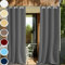 HUAXIQUE Tende da Sole per Esterno 90x230cm Impermeabili Con Anelli Antivento Termiche UV-Anti Oscurante Tenda Esterno Impermeabile Per Giardino Porta Veranda Terrazza Patio Grigio Scuro