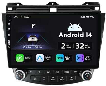 MISONDA Double Din Car Stereo For Honda Accord 7 2003-2007 Bluetooth Carplay Android Auto 10inch IPS Car Radio Player WIFI GPS RDS Camera Quad Core Head Unit