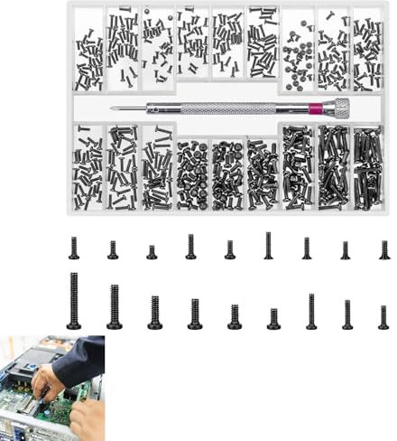 Small Screws Set – M2.5 Micro Screws Kit for Laptop, Watch, Sunglasses, Computer Repair – Durable Repair Tool Kit