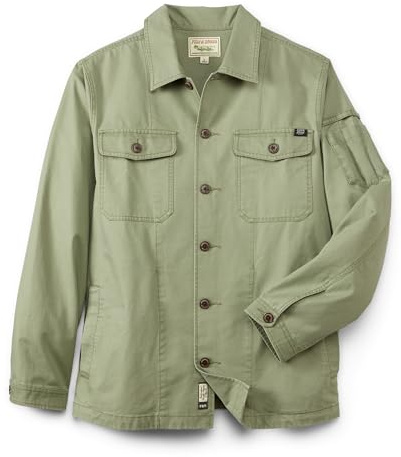 Field & Stream Men's Epoch Lightweight Twill Jacket, Olive, X-Large