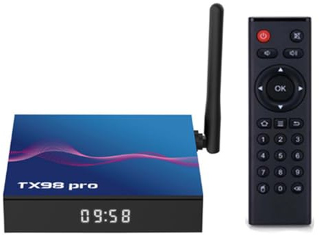 CHROX Android 14.0 TV Box 2025, Dispositivo di Streaming 4K Ultra HD per TV, HDR10, WiFi 6 2.4G E 5G, BT 5.4, USB 3.0, Ethernet 100M, Decoder H618 Quad Core A53,4gb+64gb