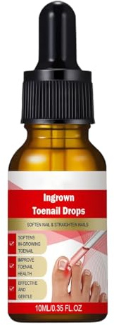 GkgWuxf Solución Reparadora para Uñas Encarnadas | 10ml Ablandador y Fortalecedor de Uñas del Pie | Tratamiento Nutritivo para Dañadas Secas Curvas Finas Grietas | Uso Diario en Hogar Oficia y