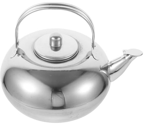 STOBAZA Hervidor de Agua de Acero Inoxidable 25L con Infusor y Filtro Integrado Tetera para Estufa E Inducción Resistente y Fácil de Limpiar Adecuado para Preparar Té y Camping Color