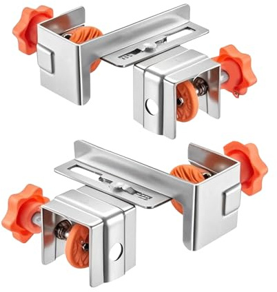 Pinces D'installation Pour Façade De Tiroir | Outils D'alignement Des Armoires | Gabarit De Montage Réglable En Acier Inoxydable Pour Menuiserie De Cuisine, Positionnement Du Matériel D'atelier, Confi