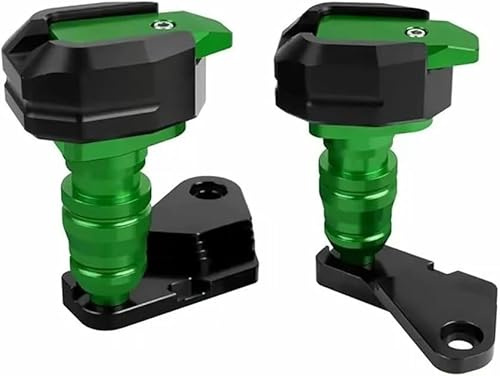 Motorrad Sturzschutz pad Sturzpad Für Suzuki Gsx-R 1000 K9 (2009–2016) CNC-GefräSt Rahmenschleifer Sturzschutz Verkleidungsschutz Sturzpad-Protektor Motorrad Crash Pad(Green)