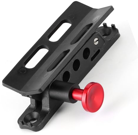 VGEBY Soporte para Extintor de Incendios, Soporte Ajustable de Nailon y Aluminio para JK y UTV, Sostiene 700-800 Extintores de Forma Segura en Vehículos (rojo)