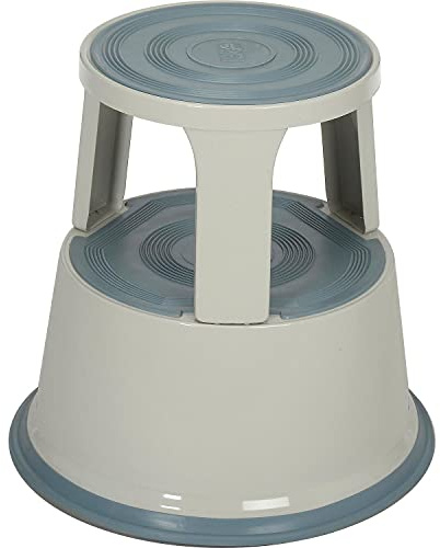 Global Industrial 17 H Rolling Step Stool - Gray