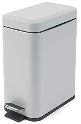 Beldray Poubelle rectangulaire à pédale avec couvercle à fermeture douce 5 Litres