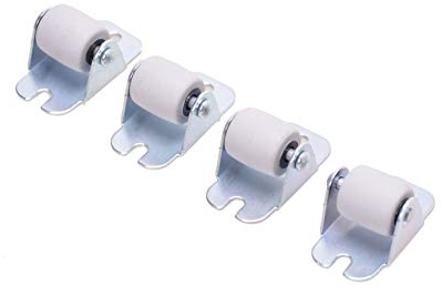 4 Stück Kastenrollen Möbelrollen Bettkastenrollen Kastenbockrollen Rollen 16 mm Softrad