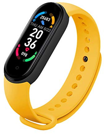 LEXIANG Cinturini Intelligenti Sport Fitness Tracker M6 Orologi Intelligenti Pedometro Monitoraggio della Pressione sanguigna Braccialetti per Uomo Donna