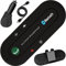 Retoo Auriculares Manos Libres Bluetooth 5.0, Manos Libres con Micrófono, Adaptador Mechero para Musica Radio, Manos Libres Coche, Aparato Reproductor MP3, Accesorios para Vehículos