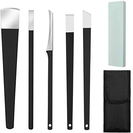 Xinstroe 6 Stück Pediküre Messer Kits eingewachsene Zehennägel Werkzeuge Professionelle Fußreparatur-Set mit scharfer Klinge Hornhautentfernung Pediküre Set
