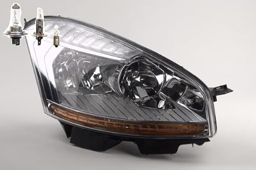 Johns, Scheinwerfer Halogen passend für Citroen C4 Picasso 07-10 Rechts Leuchtmittel