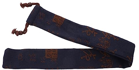 Supvox Flötenbeutel Aus Baumwoll-leinen Für Bambusflöte Schützende Aufbewahrungstasche Mit Kordelzug Für Musiker Und Unterwegs