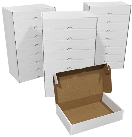 Leonardo Fai Da Te - Scatole per Spedizione - set da 25 pz - Scatola Automontante per imballaggio - Scatola di cartone resistente, richiudibile NO SCOTCH - 100% Made in Italy