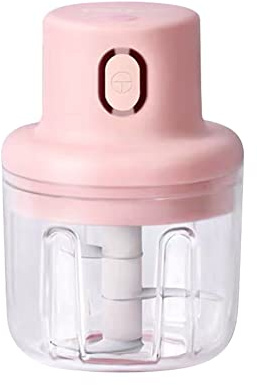 Cymwer 100/250ml Electric Garlic Press Portable Electric Garlic Masher Stainless Steel Blade Ginger Masher Machine USB Charging Kitchen Accessories