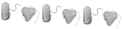 Zerodeko 6pièces Acier Inoxydable Boules à Épices De Tamis Fins Pour Infusion De Thé Et Assaisonnement Maison Outil Pratique Et Réutilisable Pour Cuisine