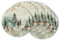 Artoid Mode Juego de 6 manteles individuales redondos con diseño de reno de acuarela, 37 cm, mantel individual lavable para cocina, fiesta
