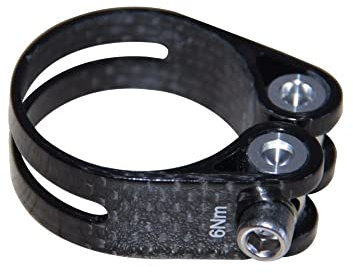 Sattelklemme Leichte 14 g Kohlefaser 3k glänzend/matt Fahrradsattelklemme 31,8 mm passend for 27,2 mm Sattelstütze 34,9 mm passend for 31,6 mm Sattelstütze Sattelkloben(3K Matte 31 8mm)