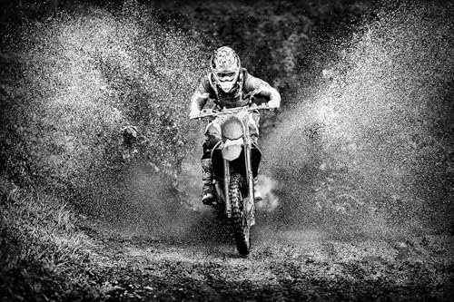 Cuadro moto cross – Made in France – Cuadro de cristal acrílico 120 x 80
