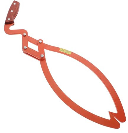 DIYEAH Heavy Duty Log Carrying Tongs Anti Slip Timber Hook and Wood Grip for Lifting, Dragging and Firewood, Sturdy Logging Grabber for Forestry and Outdoor Use