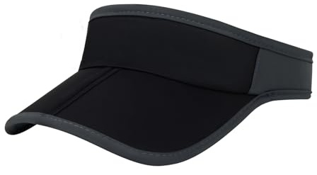 YAMEIZE Sun Visors for Women Men - Lightweight Running Golf Tennis Visor Hat Adjustable Ponytail Baseball Cap for Sport