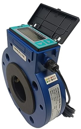 Ultraschall-Wasserzähler, Batterieversorgung, Flanschanschluss, DN50 mm, DN65, DN80, DN100, IP68, digitaler Wasserdurchflussmesser,Lange Betriebszeit(DN100)