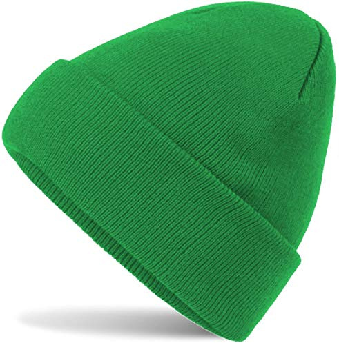 Hatstar Wintermütze | Damen Beanie Mütze | Herren Feinstrick Beanie | für Frauen Männer Unisex | Cuffed Hats Weich & Warm