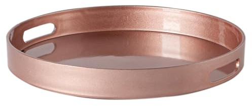 Argon Tableware Runde Servierschalen - 33cm - Roségold - Pack Von 3