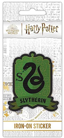 Harry Potter - Slytherin - Aufnäher zum Aufbügeln (Einheitsgröße) (Grün/Schwarz)