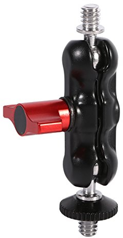 Bras Magique pour Reflex Numérique, Adaptateur de Support de Bras Double Rotule Multifonction avec Support de Chaussure et Vis 1/4 Pouce pour Moniteur LCD/lumières LED