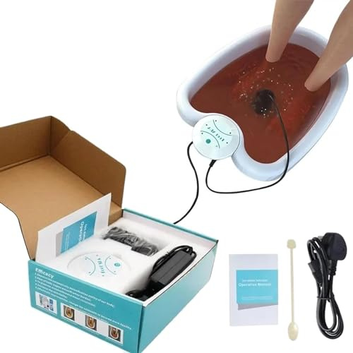 LEVIOC’S Ion Detox Fußbadmaschine. Foot Detox Spa Ion Cleanse Chi-Maschine für den Heimgebrauch, Beauty Club Salon, Wiederherstellung von Gesundheit und Vitalität (Ohne Waschbecken)